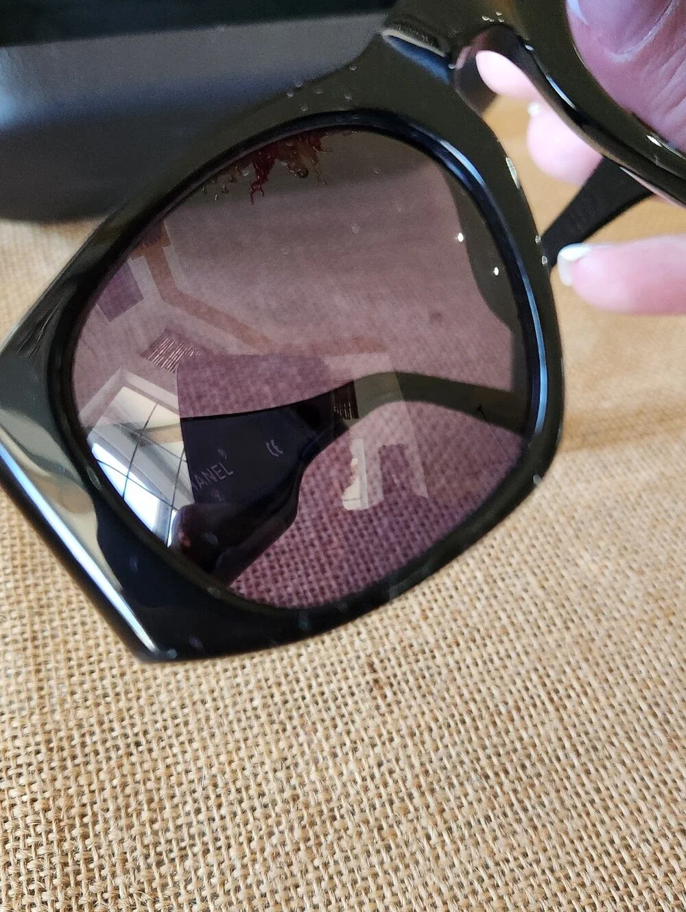 Chanel Sunglasses Black & Goldtone 01450 94305 Re Poshing From Andrews777
